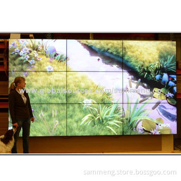 55-inch New Model Super Narrow LCD Splicing Video Wall with 3.5mm Bezel, 700 Nits, Samsung Panel